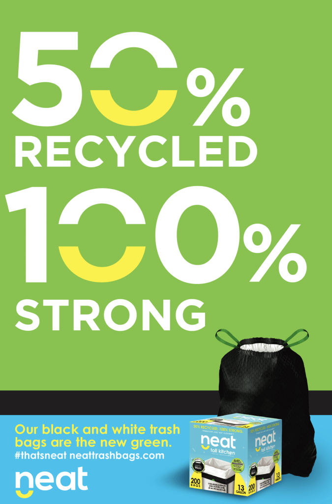 Neta Trash Bags 50 percent recycled